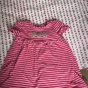 Carter's Pink Striped Baby Dress